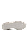 Gray-White Genuine Leather Mens Casual Shoes 5Y1543-7811 M