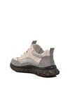 Gray Genuine Leather Mens Sneakers 25Y592 M