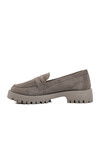 Gray Suede Womens Casual Shoes PC-54320 Z
