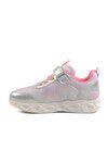 Silver Velcro Lighted Girls Sneakers Yuki F