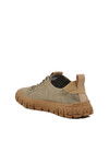 Khaki Light Textile Mens Casual Shoes 25Y518 M