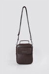 Brown Mens Hand and Shoulder Bag 31498