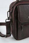 Brown Mens Hand and Shoulder Bag 31499