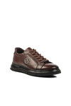 Brown Genuine Leather Mens Casual Shoes 4K2529-2120 M