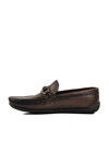 Brown Genuine Leather Mens Casual Shoes 505453 M