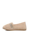 Cream Knitted Sweater Womens Ballerinas PC-54570 Z