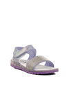 صندل تقويمي للبنات بلون أرجواني لامع مقاس 24-408