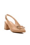 Nude Womens High Heel Shoes 598501 Z