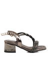 Platinum Stoned Girls Sandals 07 P