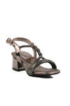 Platinum Stoned Girls Sandals 07 P