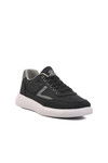 Black-White Linen Mens Casual Shoes 128 M