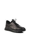 Black Genuine Leather Mens Casual Shoes 4K1835-6283 M