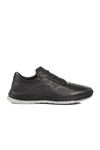 Black Genuine Leather Mens Casual Shoes 402 M
