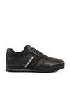 Black Genuine Leather Mens Casual Shoes 5Y0693-7811 M