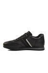 Black Genuine Leather Mens Casual Shoes 5Y0693-7811 M