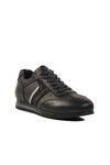 Black Genuine Leather Mens Casual Shoes 5Y0693-7811 M