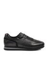 Black Genuine Leather Mens Casual Shoes 5Y0894-7811 M