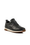 Black Genuine Leather Mens Casual Shoes 5Y2119-2304 M