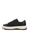 Black Genuine Leather Mens Casual Shoes E-580 M