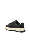Black Genuine Leather Mens Casual Shoes E-580 M