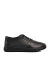 Black Genuine Leather Womens Casual Shoes 353-1 Z