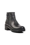 Black Womens Genuine Leather Boots PC-52024 Z