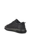 Black Nubuck Genuine Leather Mens Casual Shoes 396149 M