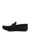 Black Nubuck Genuine Leather Mens Casual Shoes 505454 M