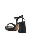 Black Platform Heel Womens Evening Shoes 336535 Z