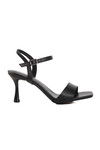 Black Womens High Heel Sandals 448189 Z