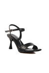 Black Womens High Heel Sandals 448189 Z