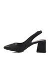 Black Thick Heel Womens High Heel Shoes 617103 Z