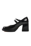 Black Platform Heel Womens Evening Shoes 336526 Z