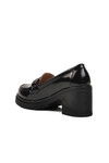 Black Patent Leather High Heel Womens Casual Shoes 572401 Z
