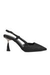 Black Glitter Womens Evening Shoes 459158 Z