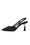 Black Glitter Womens Evening Shoes 459158 Z