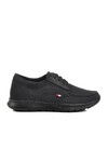 Black Linen Mens Casual Shoes 020 M