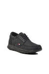 Black Linen Mens Casual Shoes 020 M