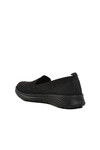 Black Lightweight Knit Womens Casual Shoes 2410 Z