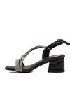 Black Girls Stoned Sandals 07 F