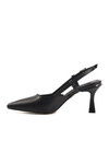 Black Thin Heeled Womens Evening Shoes PC-54723 Z