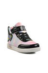 Black Velcro Ankle Girl Sneaker 6503 F