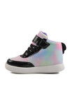 Black Velcro Ankle Girls Sneakers 6503 P