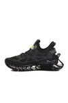 Black Mesh Breathable Memory Foam Mens Sneaker Bright M