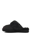 Black Fur-lined Womens Home Slippers PC-54392 Z
