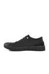 Black Linen Memory Foam Mens Sneakers Vigor M