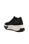 Black Knit Lightweight Womens Sneakers 25Y305-4 Z