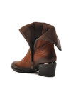 Tan Genuine Leather Womens Boots 1928157K Z