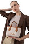 Beige Camel Womens Hand and Shoulder Bag BNT-1598