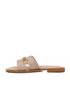 Beige Light Thin Sole Womens Slippers 246041 Z